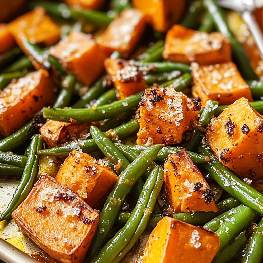Sweet Potato & Green Bean Tray Bake: Easy Roasted Vegetable Recipe