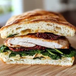 Trader Joe’s Sun-Dried Tomato Focaccia Turkey Sandwich