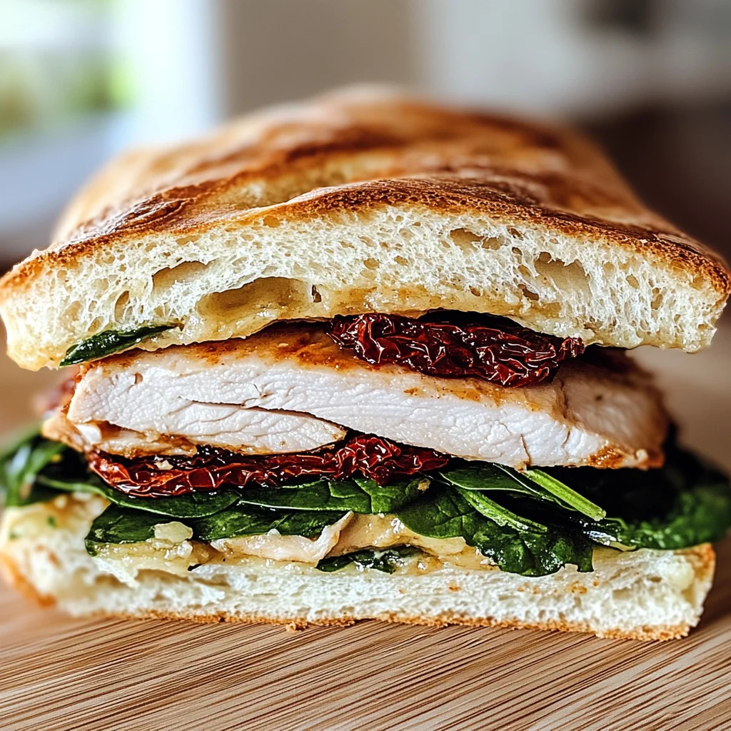 Trader Joe’s Sun-Dried Tomato Focaccia Turkey Sandwich
