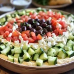 7 Layer Greek Hummus Dip