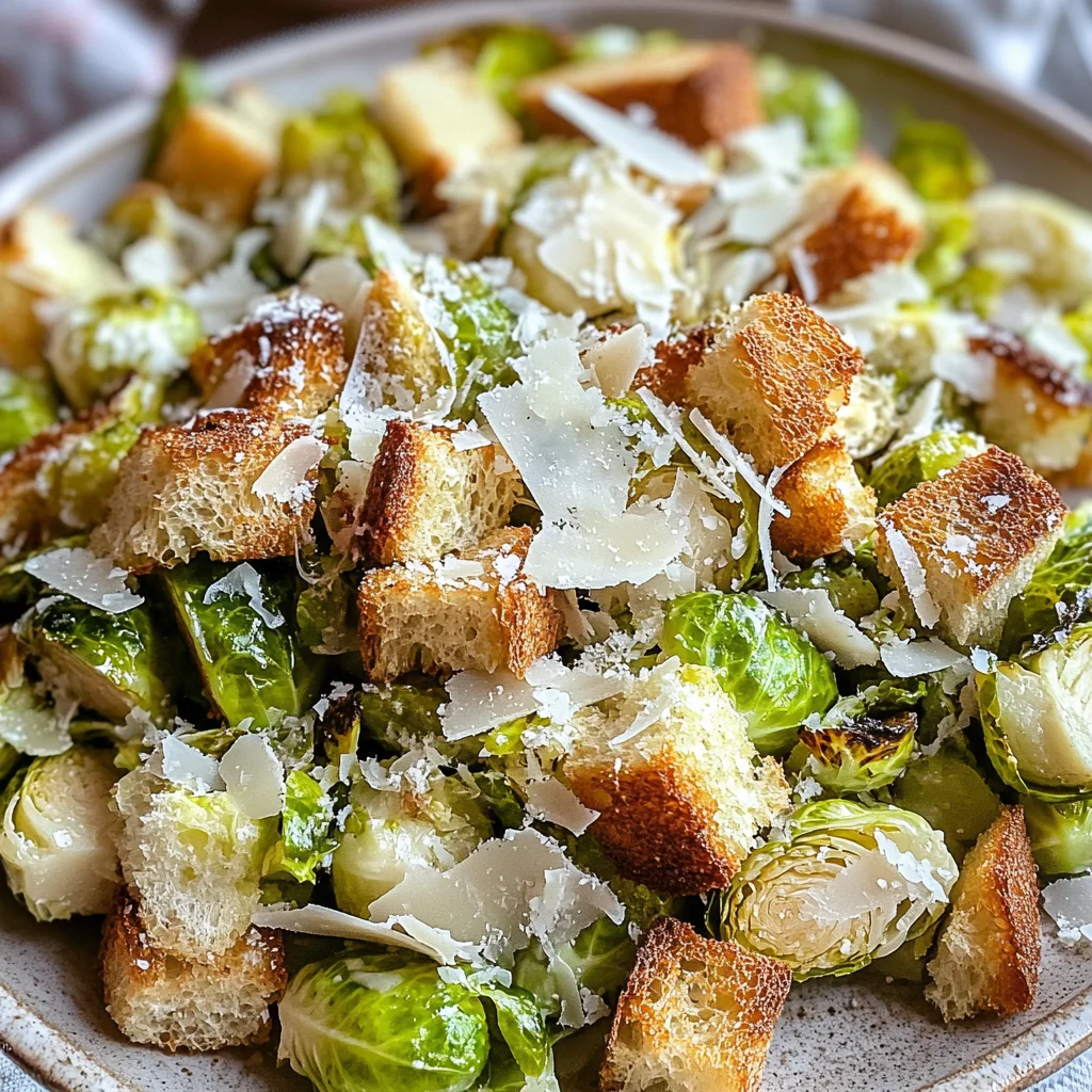 Brussel Sprout Caesar Salad