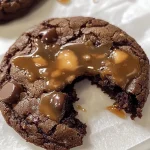 Caramel Dark Chocolate Cookies