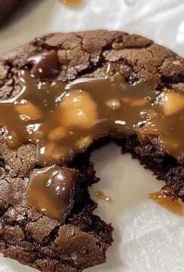 Caramel Dark Chocolate Cookies