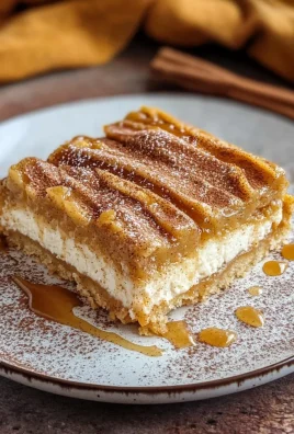 Churro Pumpkin Cheesecake Bars Recipe