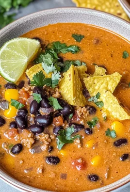 Creamy Beef Enchilada Soup