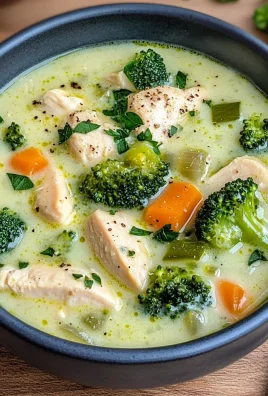Creamy Chicken Broccoli Soup