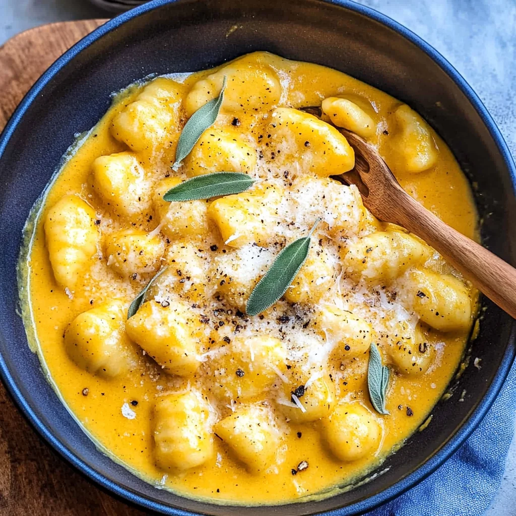 Creamy Pumpkin Gnocchi