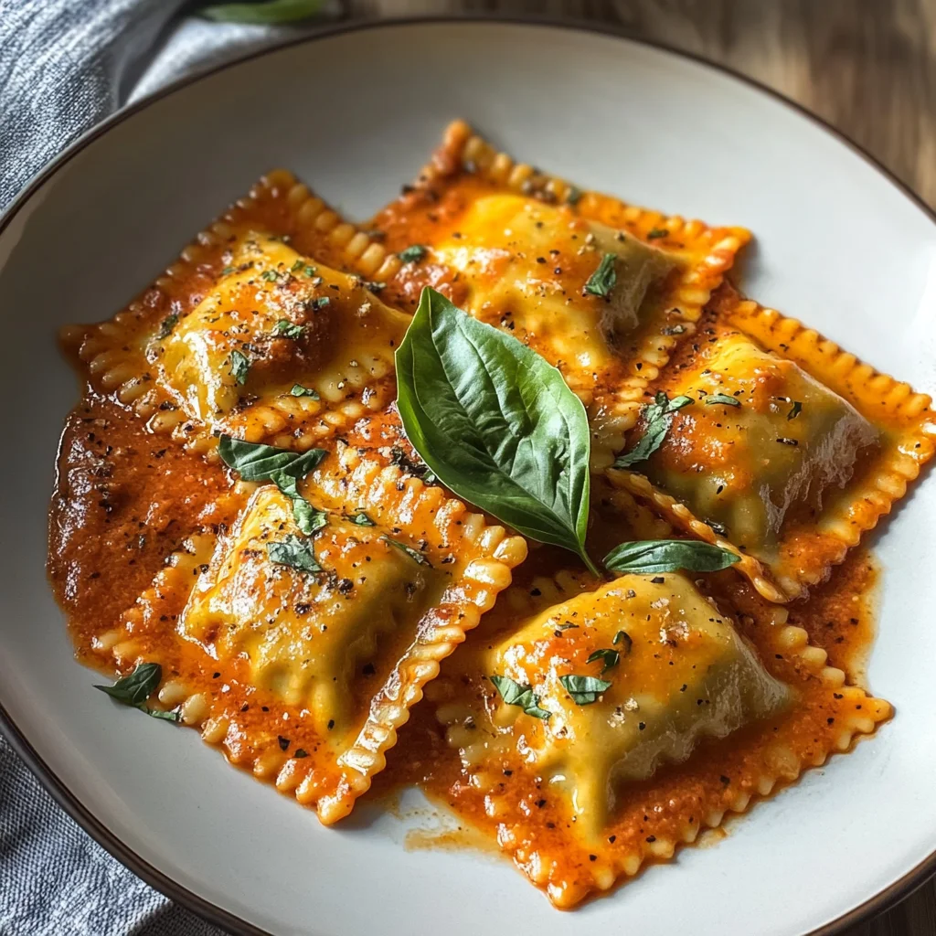 Creamy Red Pepper Ravioli: A Family-Favorite Weeknight Wonder