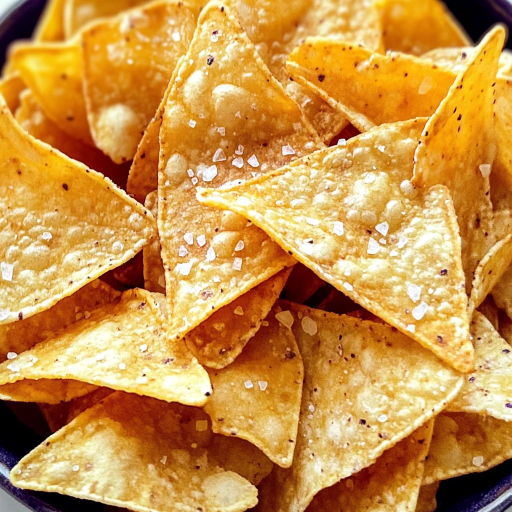Crispy Homemade Tortilla Chips