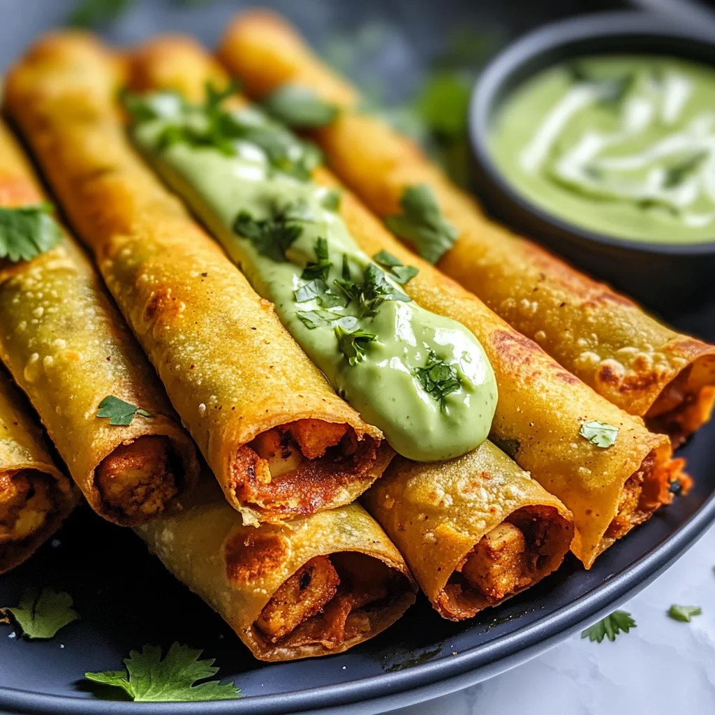 Crispy Vegan Taquitos Recipe