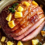 Crock Pot Brown Sugar Pineapple Ham