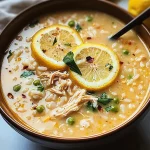 Delicious Avgolemono Soup Recipe: Greek Lemon Chicken Rice Soup