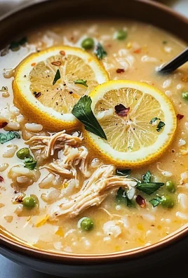 Delicious Avgolemono Soup Recipe: Greek Lemon Chicken Rice Soup
