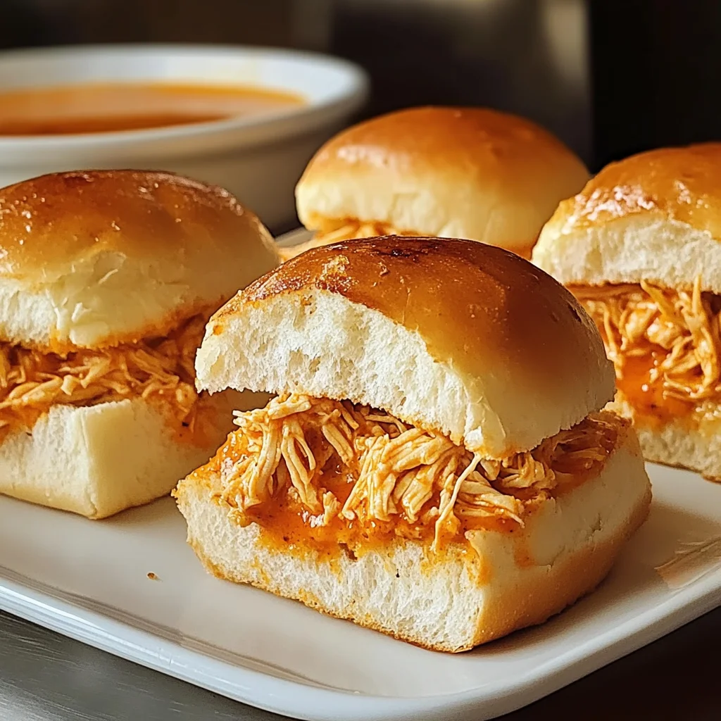 Delicious Buffalo Chicken Sliders Recipe for Game Day or Parties