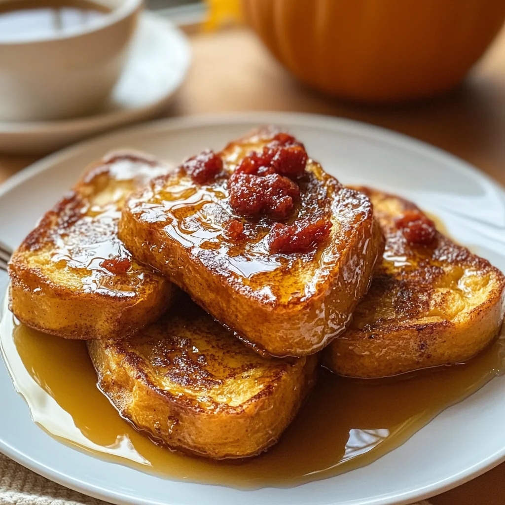 Delicious Fall Pumpkin French Toast Breakfast Recipe to Savor