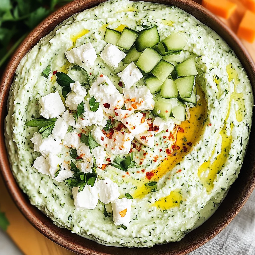 Delicious Green Goddess Whipped Feta Dip Appetizer Recipe