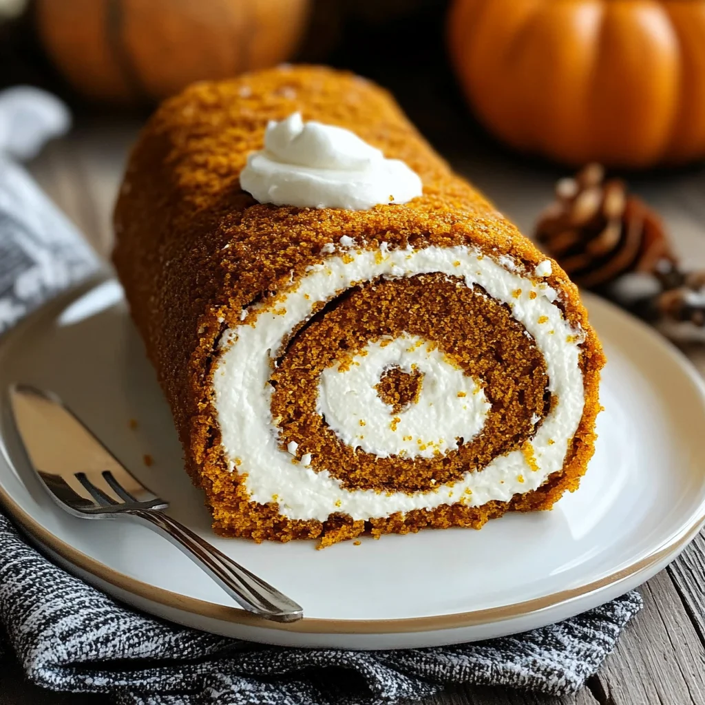 Delicious Pumpkin Roll with Cream Cheese Filling Recipe to Try