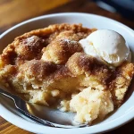 Delicious Warm Snickerdoodle Cobbler Recipe with Ice Cream Delight