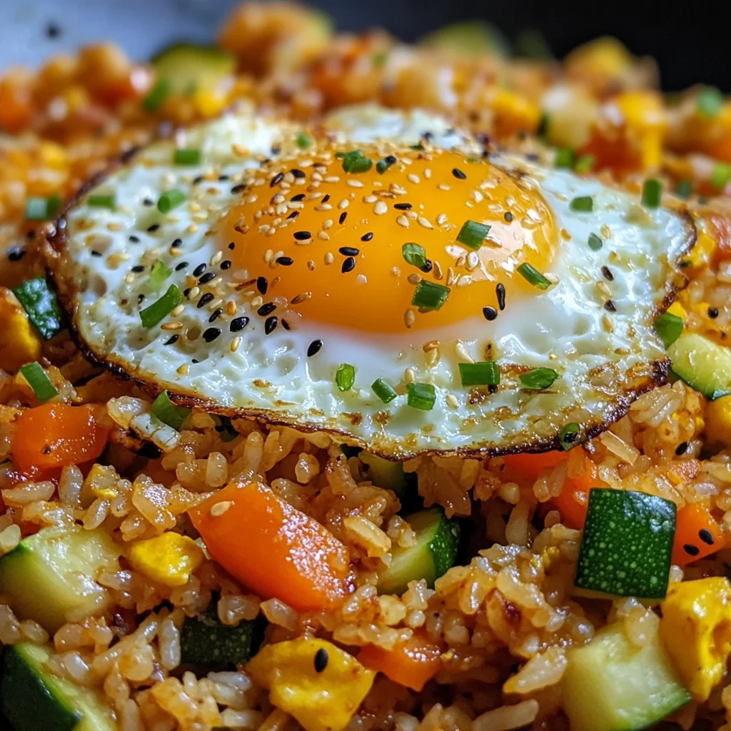 Easy Korean Veggie Fried Rice image 2