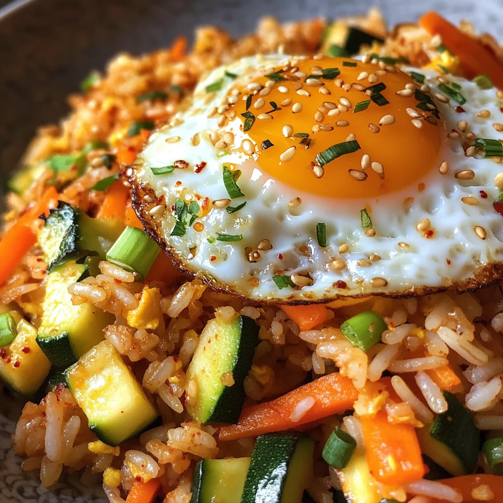 Easy Korean Veggie Fried Rice image 3