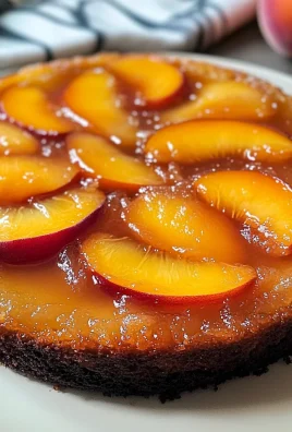 Easy Peach Upside-Down Cake