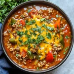 Easy Stuffed Pepper Soup