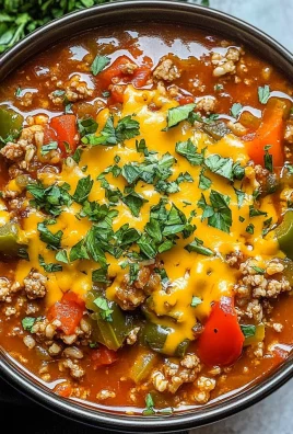 Easy Stuffed Pepper Soup
