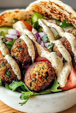 Falafel Pita Sandwich with Tahini