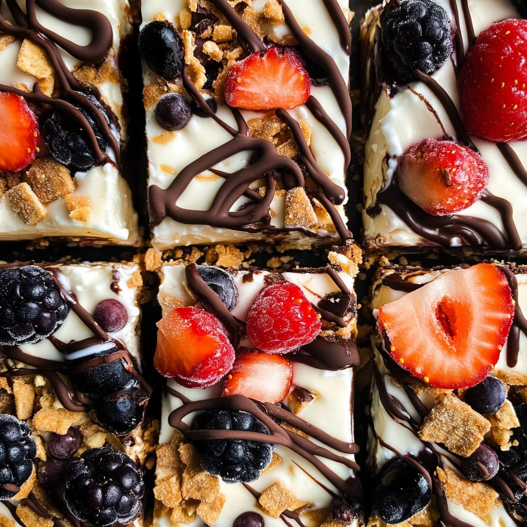 Frozen Cottage Cheese Bark (Easy & High Protein!)