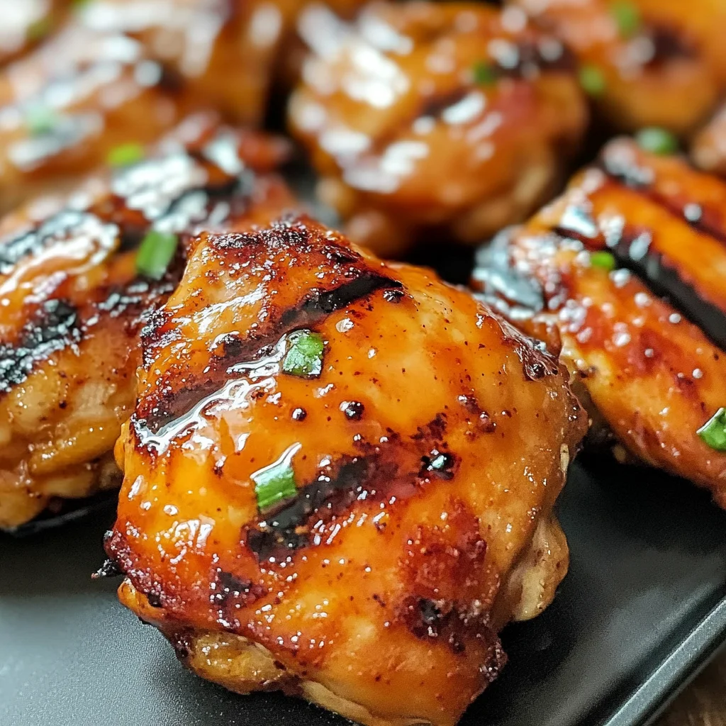 Grilled Honey Buffalo Chicken Thighs (Sweet, Spicy & Smoky)