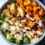 Harvest Quinoa Bowl with Creamy Tahini Dressing