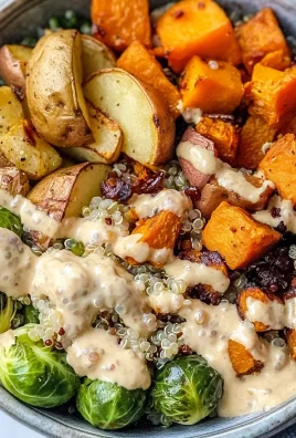 Harvest Quinoa Bowl with Creamy Tahini Dressing