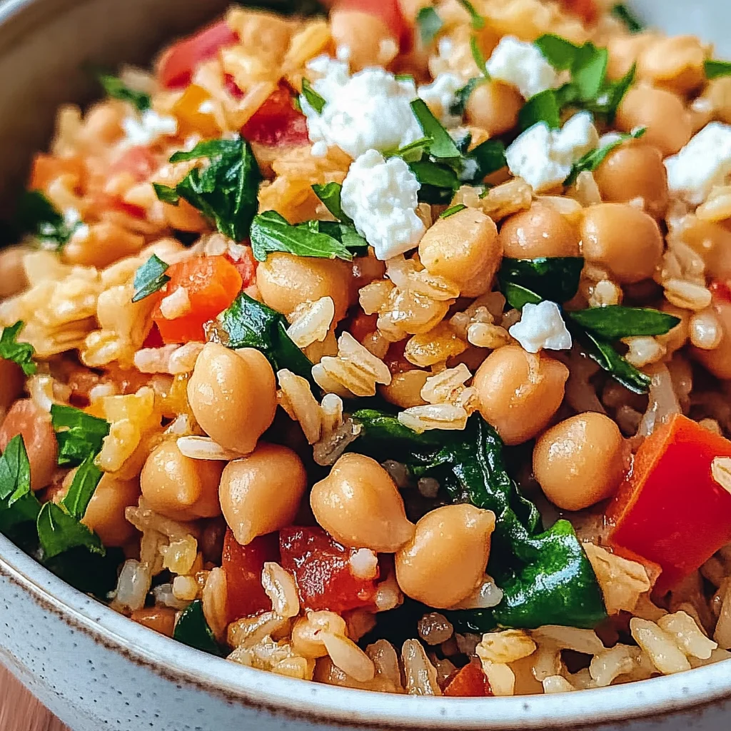 Healthy Mediterranean Rice and Beans