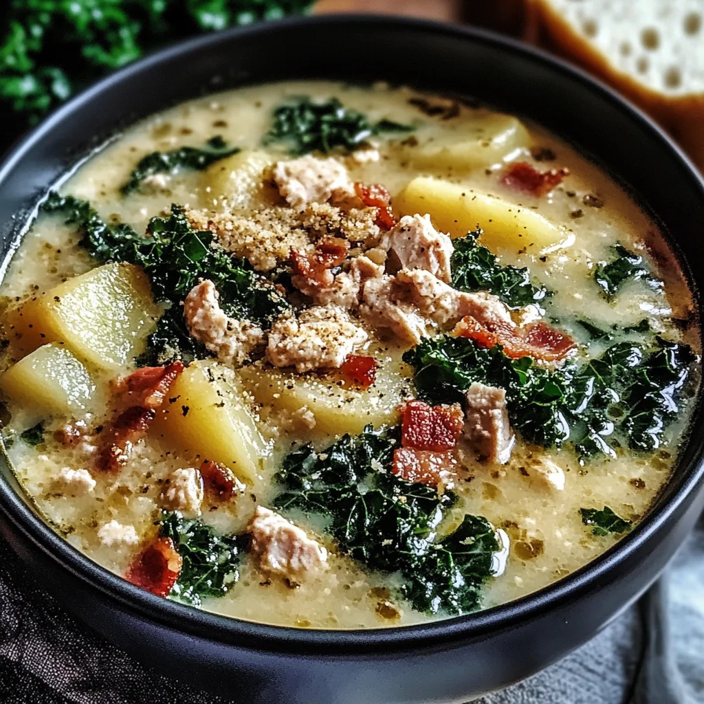 Healthy Slow Cooker Zuppa Toscana Soup