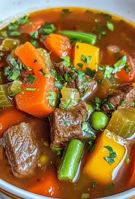 Hearty Homemade Vegetable Beef Soup