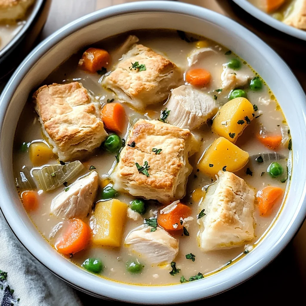 Hearty Slow Cooker Chicken Pot Pie Soup Recipe for Cozy Nights