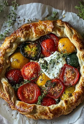 Heirloom Tomato Galette with Mascarpone & Sumac