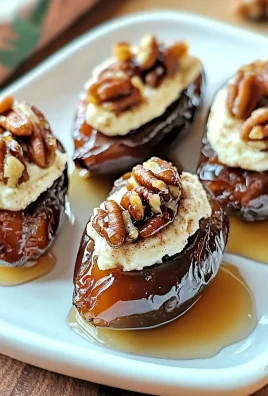 Honey-Cinnamon Cream Cheese Stuffed Dates