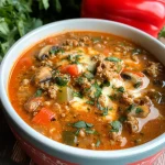 Instant Pot Low Carb Pizza Soup