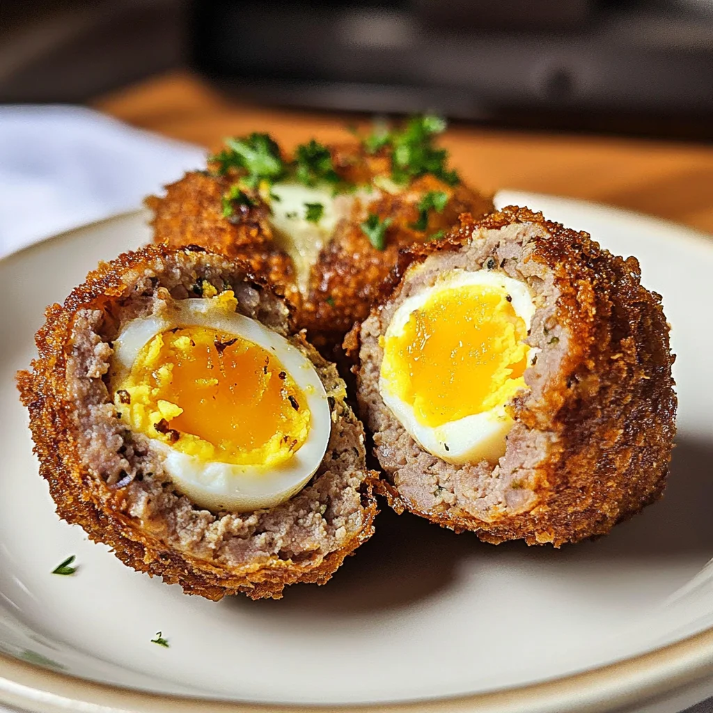 Keto Air Fryer Scotch Eggs