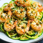 Keto Shrimp Scampi Zoodles Recipe