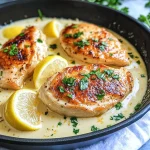 LOW CARB CREAMY LEMON CHICKEN