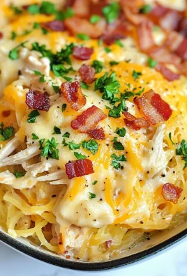Low-Carb Cheesy Chicken Spaghetti