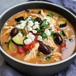 Low-Carb Greek Chicken Chili