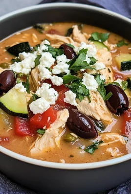 Low-Carb Greek Chicken Chili