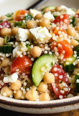 Mediterranean Chickpea Couscous Salad
