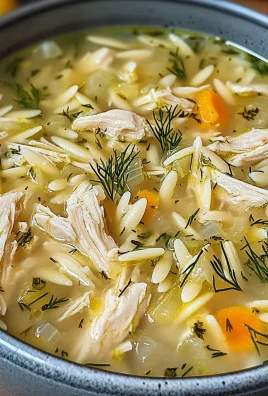Mediterranean Lemon Chicken Soup Recipe - Avgolemono Delight