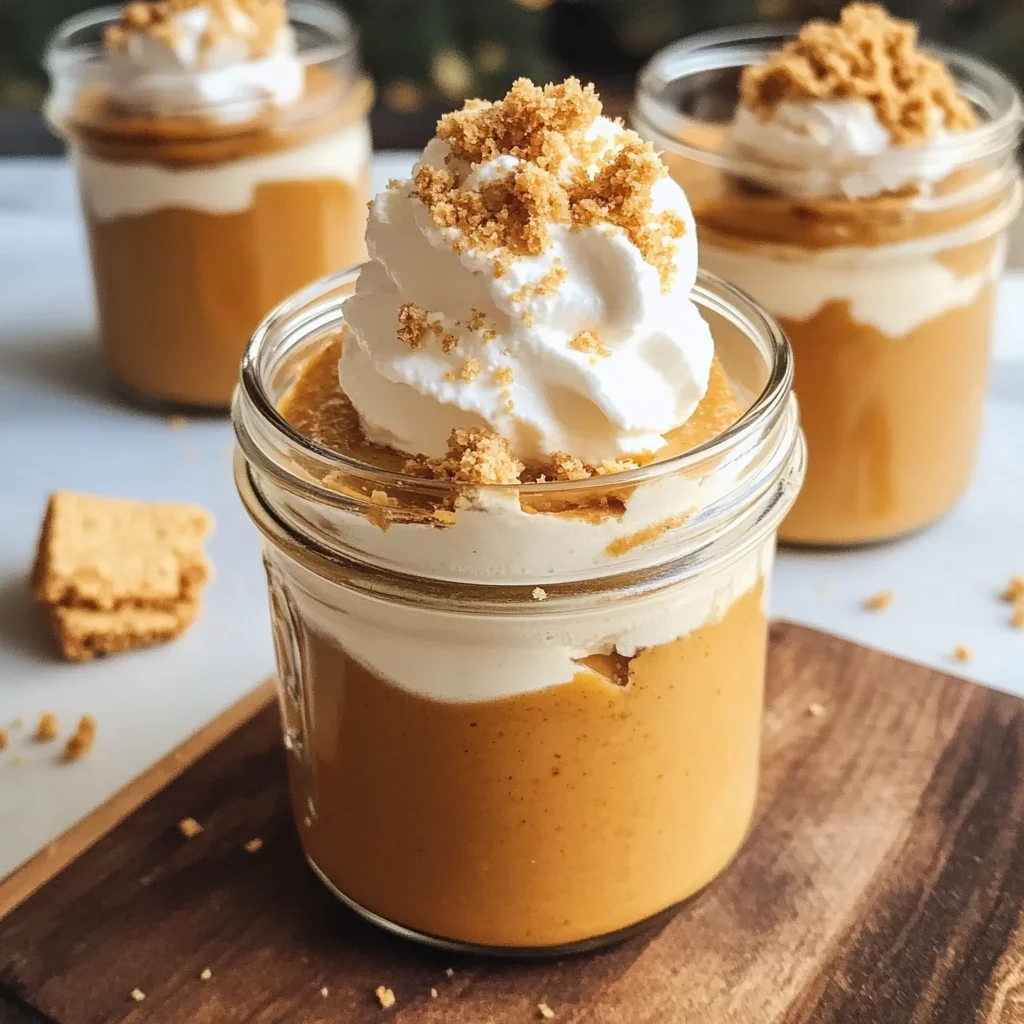No-Bake Pumpkin Cheesecake Jars