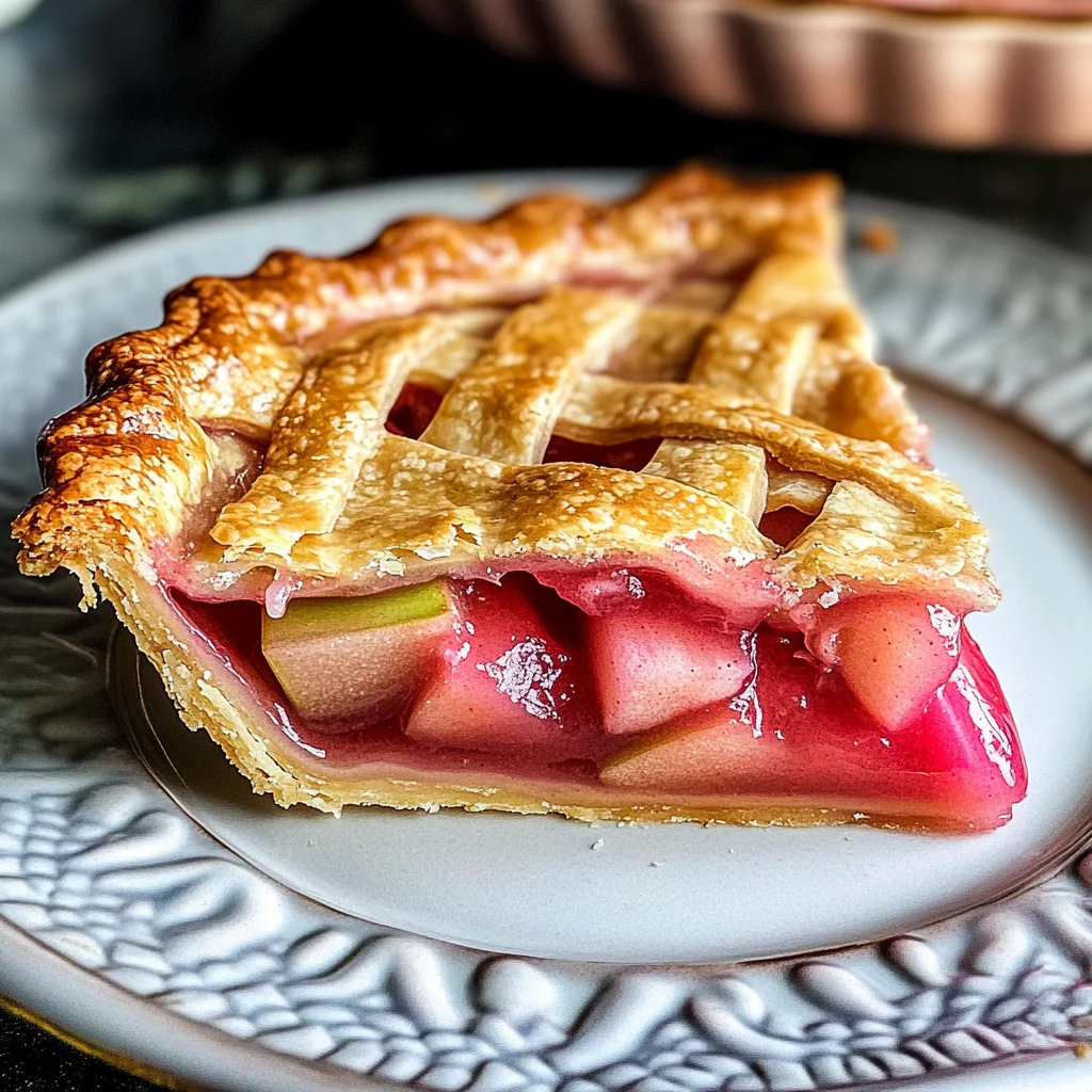 Old-Fashioned Rhubarb Pie