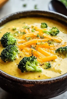 One-Pot Healthy Broccoli Cheddar Soup